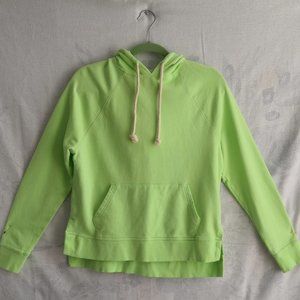 Universal Thread Bright Lime Green Loose Fit Pullover Hoodie Sweatshirt Sz XS